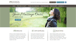 Desktop Screenshot of moasismassage.com